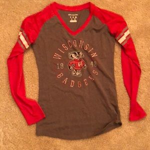 Wisconsin badgers long sleeve tee